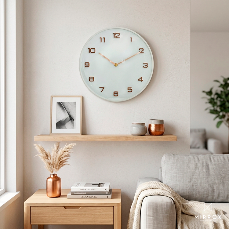 Reloj decor. 30x30x5 cm. - Imagen 2