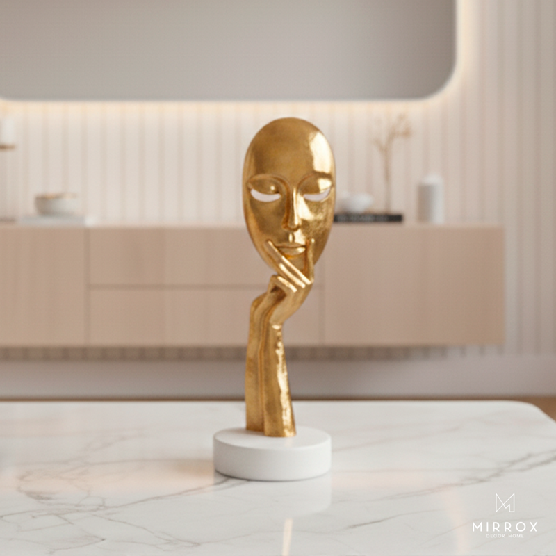 Rostro decor. 27.8×11.5×10.5 cm. - Imagen 2