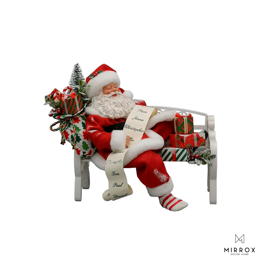 Santa decor. 26.5x14.5x20.5 cm.